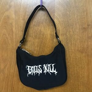Dolls Kill Mini Black Purse NWOT